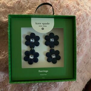 Kate Spade x Target Blue Floral Jewelry Earrings NIB